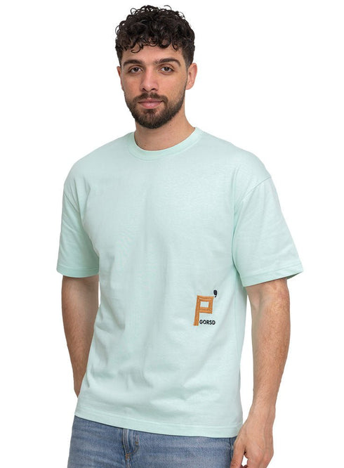 Mint Green Design 3752VIG - O - S Round T-shirt - Khotwh